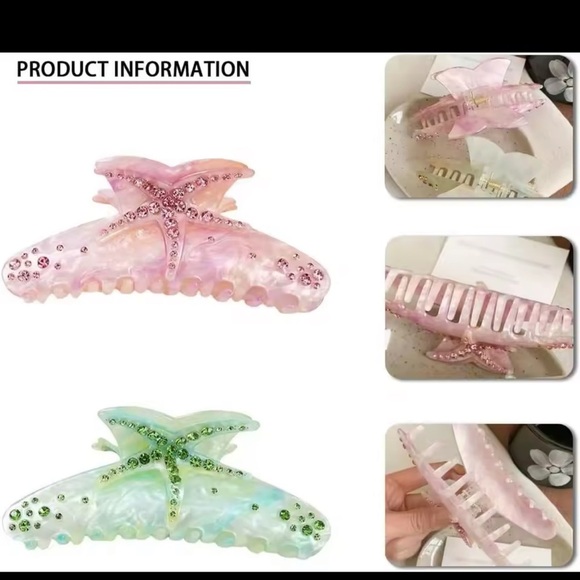 Coastal Vintage Starfish Clip – Elegant Hair Accessory